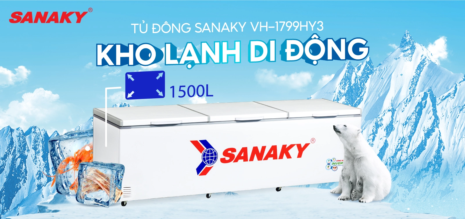 kho lạnh di động sanaky VH 1799HY3