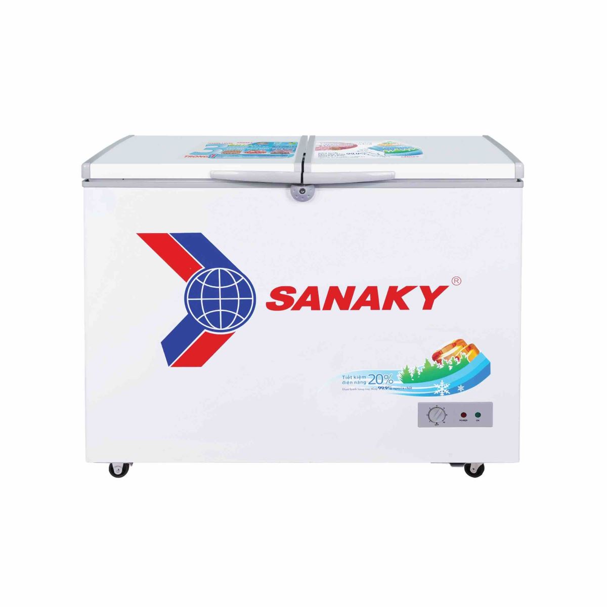 Tủ Đông Dàn Đồng Sanaky VH-2899A1, 1 Ngăn Đông 280 Lít