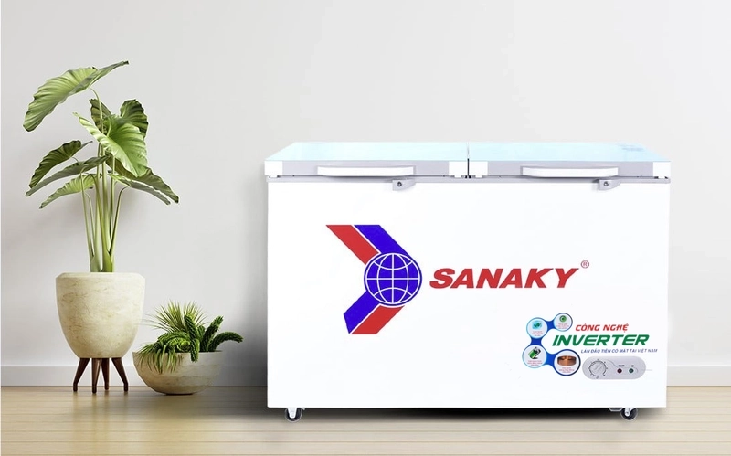Tủ Đông Sanaky nắp kính cường lực VH 2899A4KD