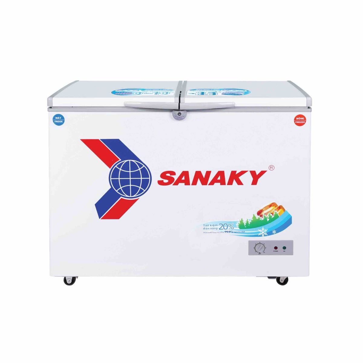 Tủ Đông Mát Dàn Đồng Sanaky VH2899W1, 280 Lít