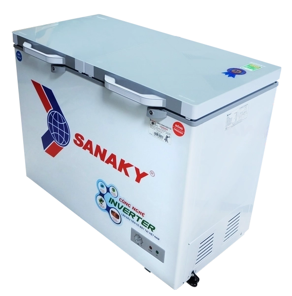 Tủ Đông Sanaky Inverter VH-3699A4K, 1 Ngăn Đông 360 Lít Màu Xám
