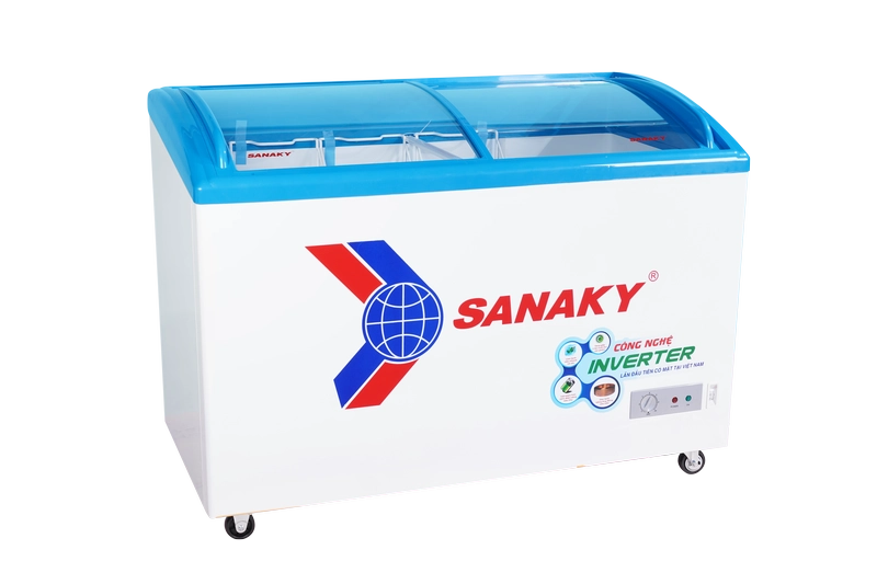 Tủ Đông Nắp Kính Sanaky VH-3899K3, 300 Lít Dàn Đồng inverter