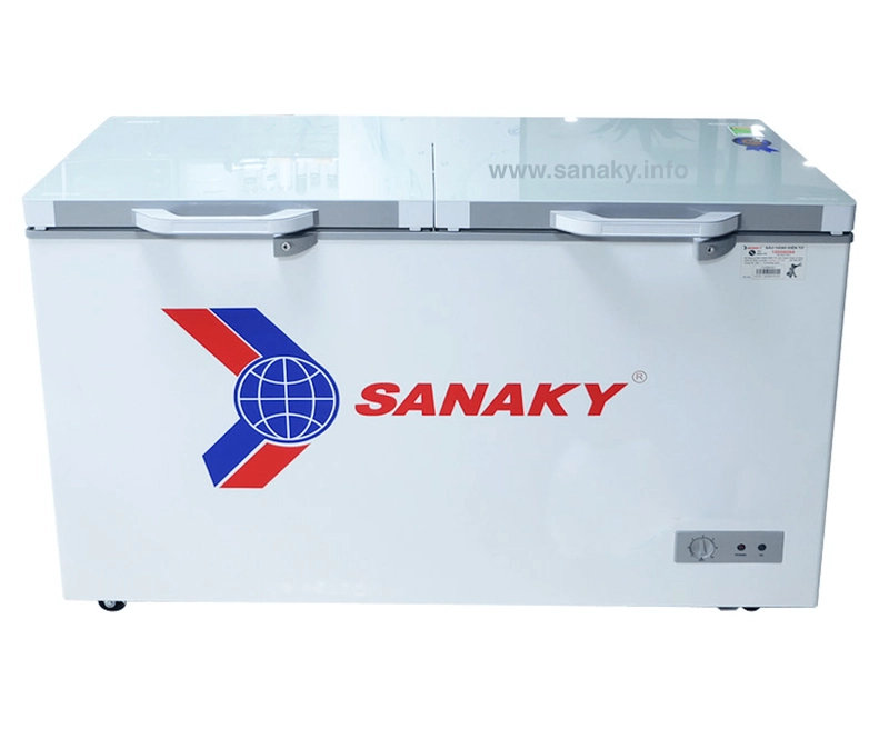 Tủ Đông Sanaky VH-4099A2K, 1 Ngăn Đông 400 Lít Màu Xám