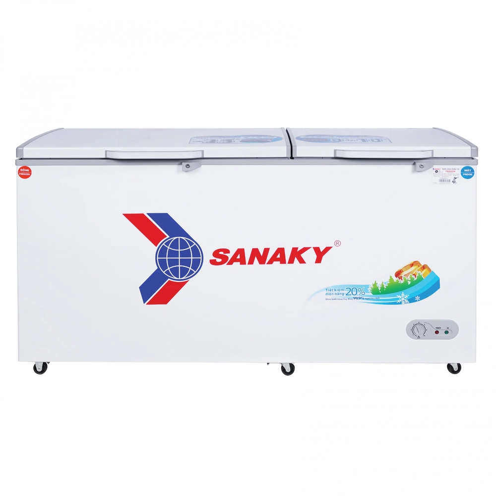 Tủ Đông Sanaky VH-6699W1, 1 Ngăn Đông 1 Cánh Dàn Đồng