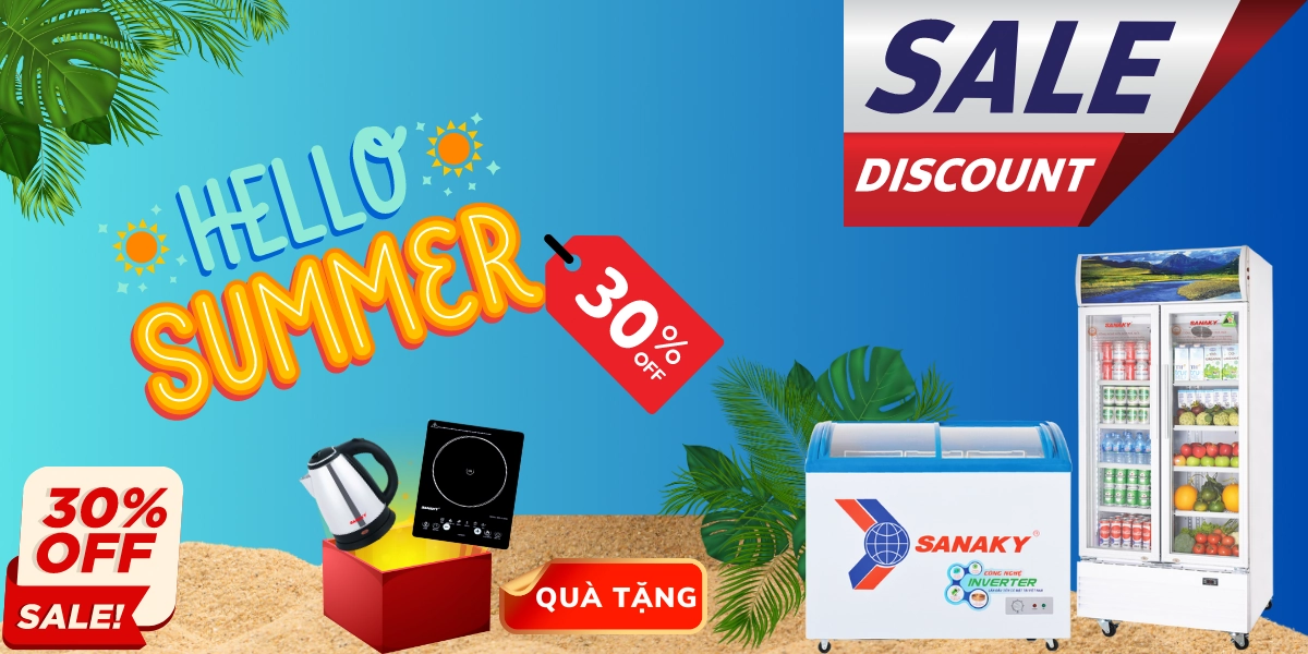 tủ mát sanaky khuyến mại tháng 6/2023